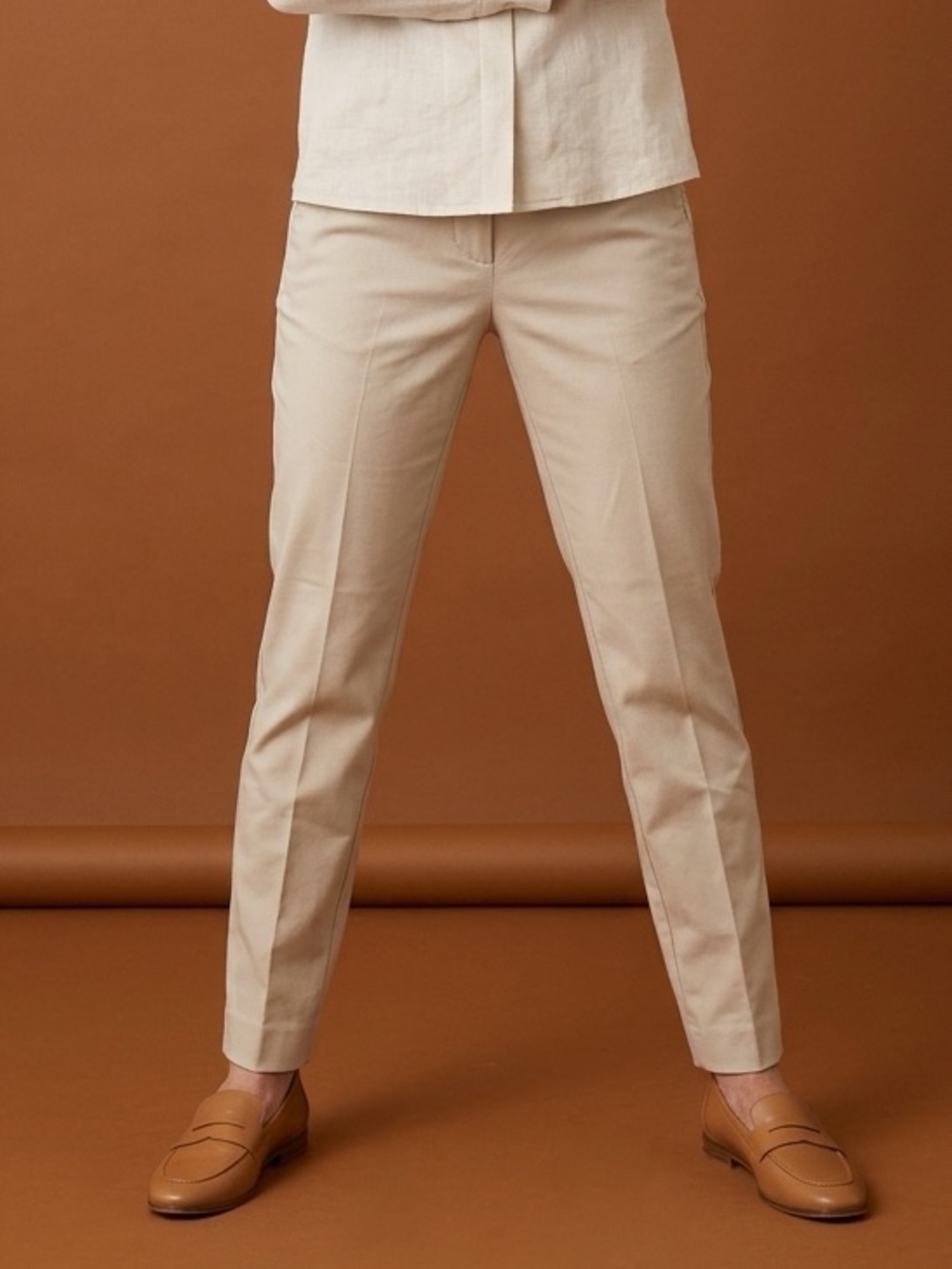 Banana Republic Martin Fit mid-rise straight-leg dress pants